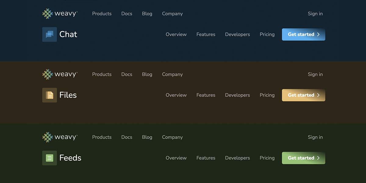 Introducing The New Weavy - Mobile Landscape Patterns for Desktop